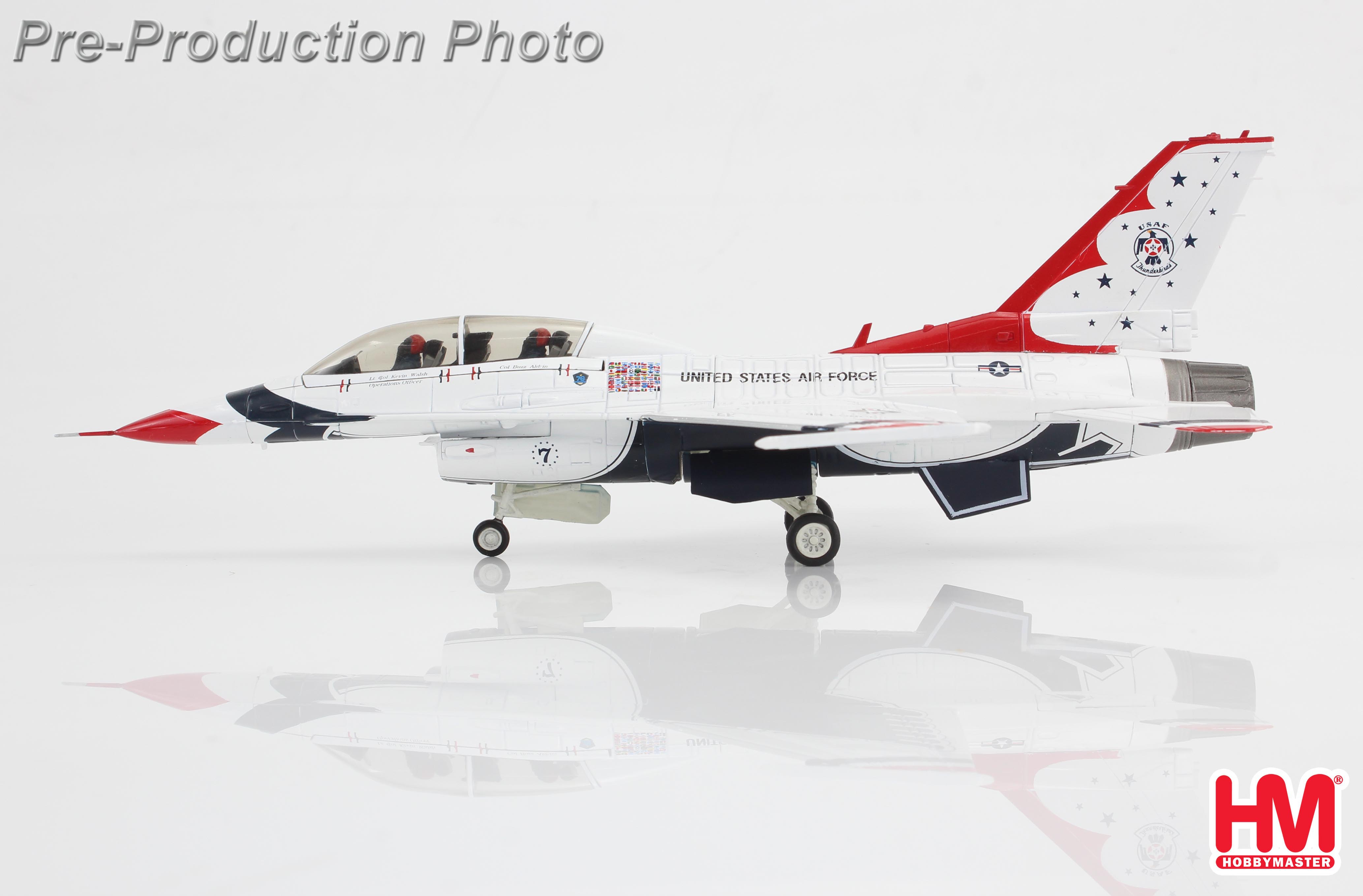 F-16D Thunderbirds No.7 plane, USAF, Nellis AFB, 2017